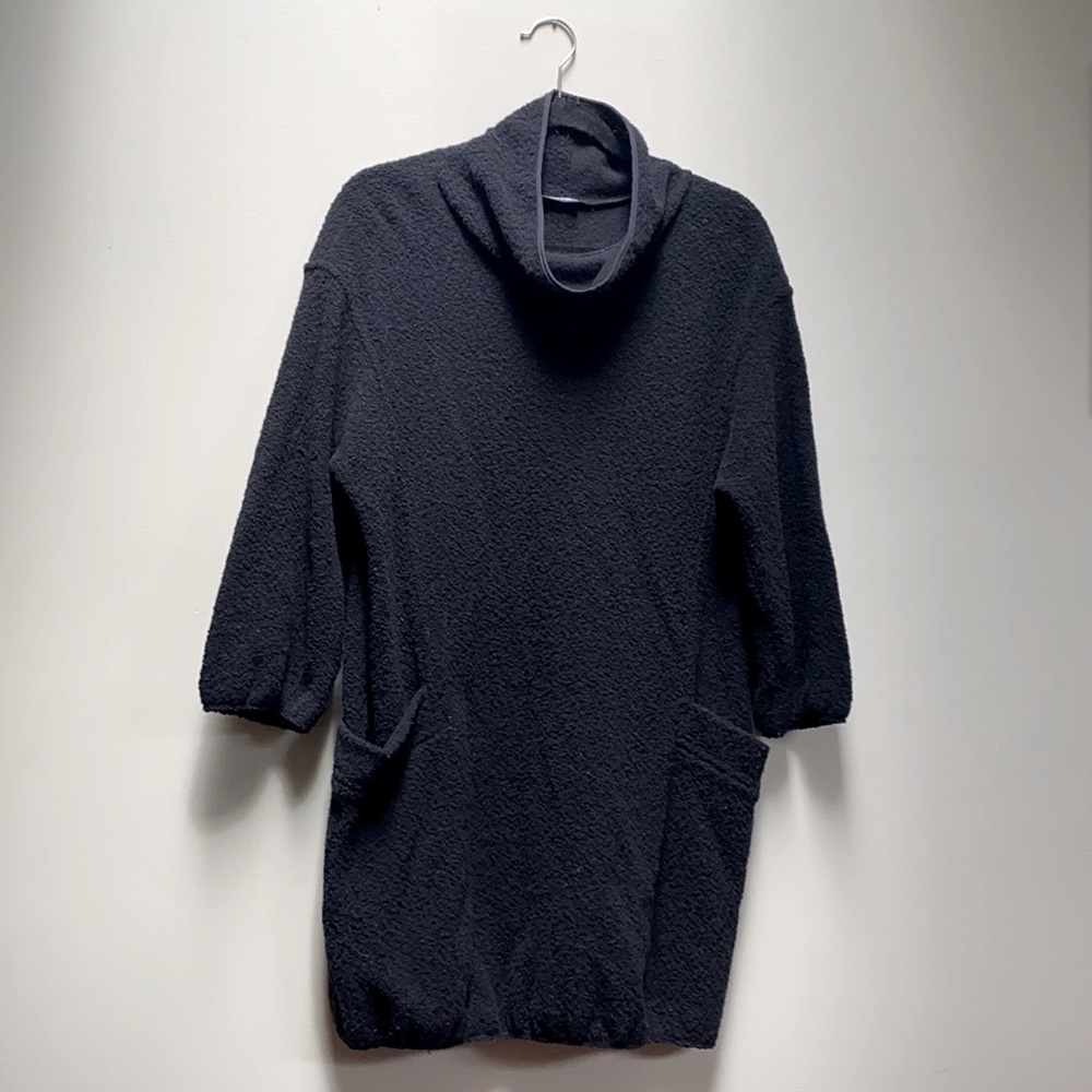 HAUBER Black Sweater Dress